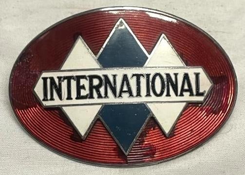 1937-1940 International Trucks Radiator Emblem Badge (1 of 2)