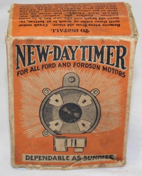 NOS New Day Timer Ford Model T: Complete with box; 3" x 2" x 3.75"