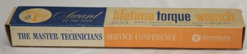 NOS Chrysler Master Technician Lifetime Torque Wrench (1 of 5)