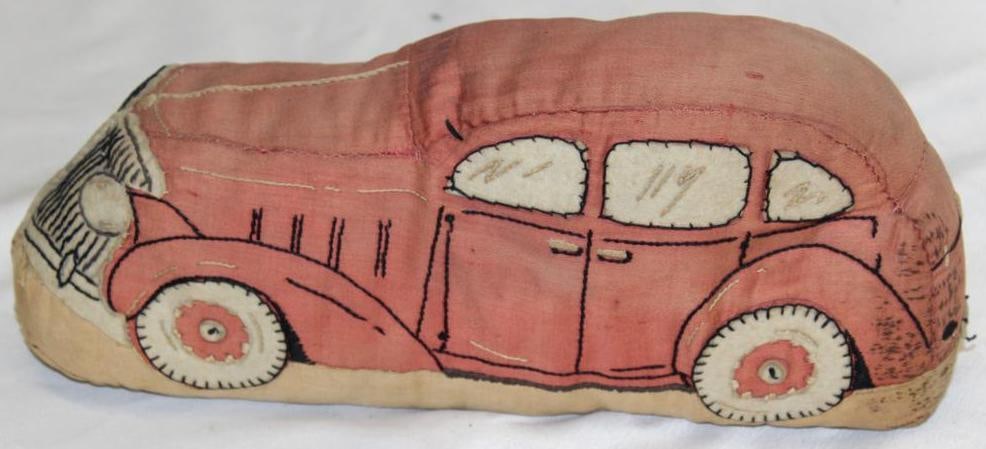 1930's Automobile Shaped Door Stop: 13" x 3" x 5.5"