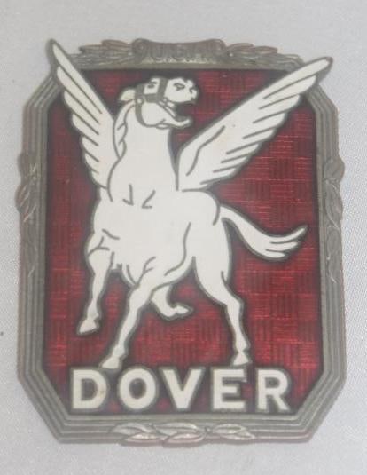 1929-1930 Dover Trucks Radiator Emblem Badge (1 of 2)