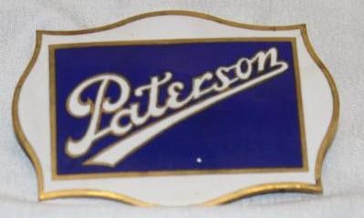 1916-1918 Paterson Radiator Emblem Badge (1 of 2)