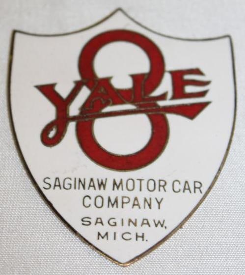 1916-1918 Yale 8 Radiator Emblem Badge (1 of 2)