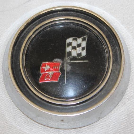 1965-1967 Chevrolet Corvette Horn Button Emblem: 3.25" Diameter