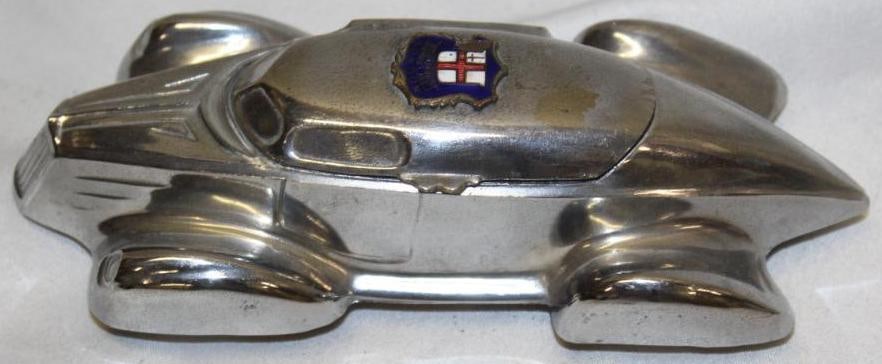 1940's Streamlined Art Deco Automobile Inkwell Desk Set London (1 of 5)