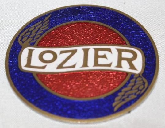 1912 Lozier Hubcap Emblem Badge (1 of 2)