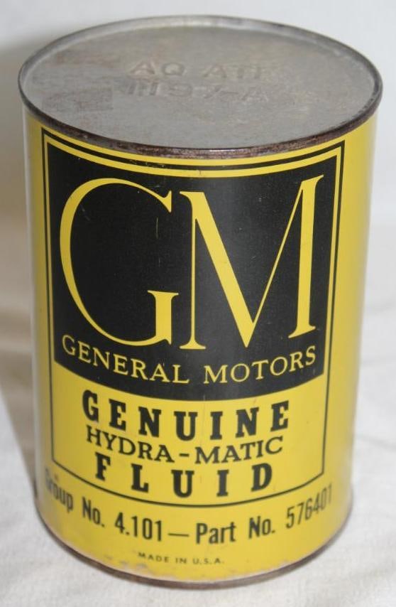 General Motors GM 1 Qt Metal Motor Oil Can (1 of 3)