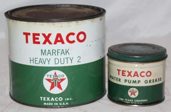 Group of 2 Texaco Grease Cans (1 of 2)