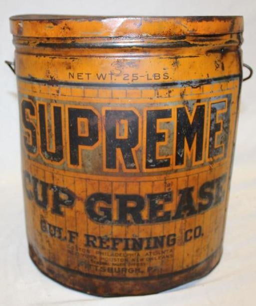 Gulf Supreme Cup Grease 25lb Can (1 of 4)