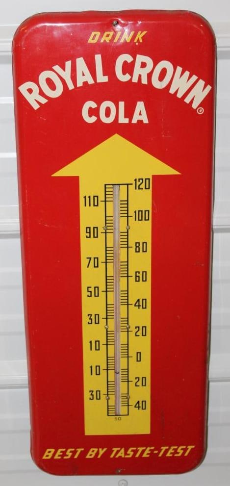 Drink Royal Crown RC Cola Advertising Thermometer Donasco (1 of 5)