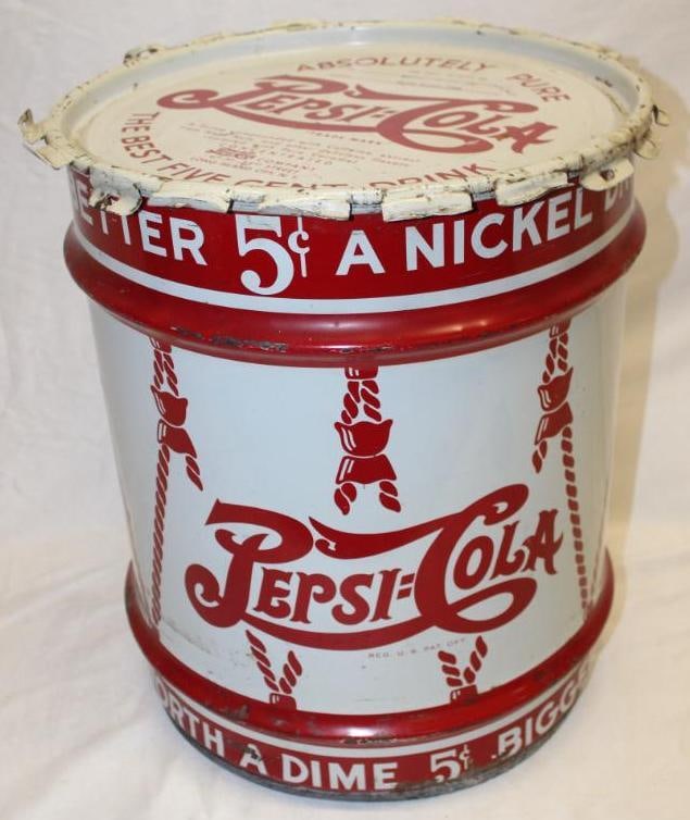 Large Pepsi Cola Advertising Display Can (1 of 7)