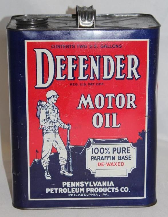 Graphic Defender 2 Gallon Motor Oil Can (1 of 4)