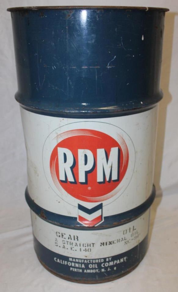 Large RPM Gear Grease Advertising Can (1 of 6)