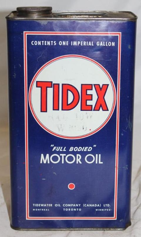 Tidex Tidewater 1 Gallon Oil Can: 1 imperial gallon