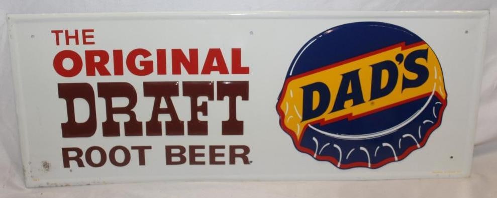 Dad's "Original Draft Root Beer" Advertising Sign SST (1 of 5)