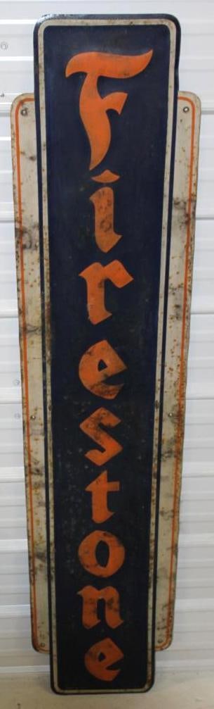 Firestone Tires Vertical Advertising Display Sign (1 of 5)