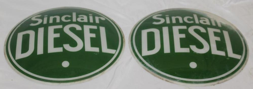 Sinclair Diesel Gas Pump Globe Lenses (1 of 4)