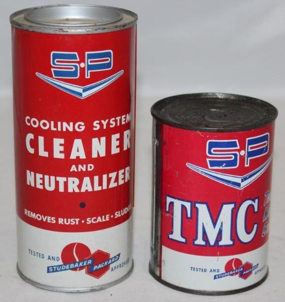 Group of 2 Studebaker Packard Advertising Cans (1 of 2)