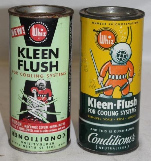 Group of 2 Whiz Kleen Flush Radiator Cans (1 of 2)