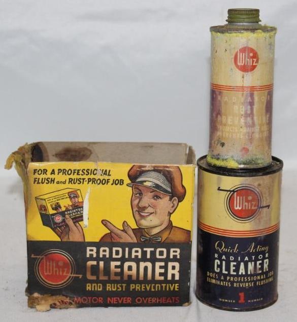 NOS Whiz Radiator Cleaner Display with Cans (1 of 2)