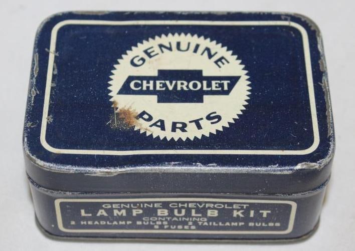 Genuine Chevrolet Parts Lamp Light Bulb Kit Advertising Can (1 of 5)
