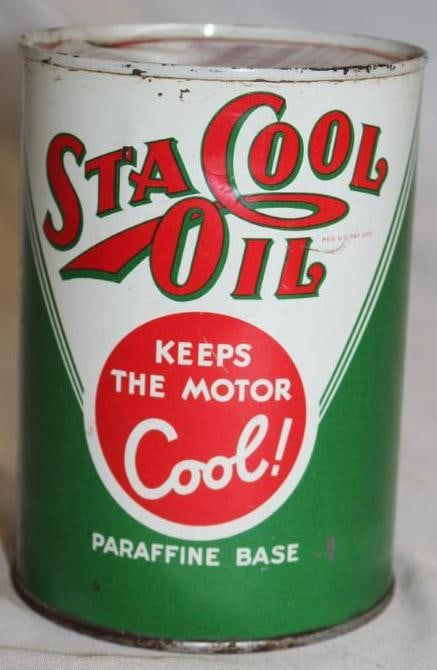 Stay Cool 1 Quart Motor Oil Can (1 of 3)