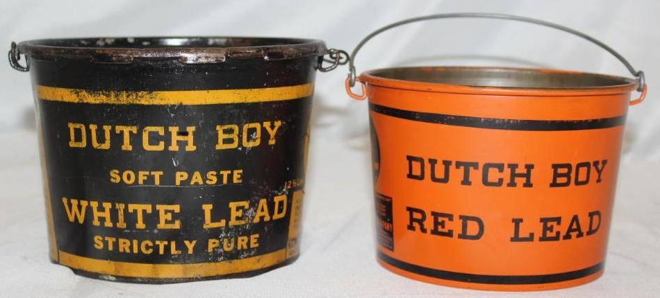 Group of 2 Dutch Boy Paint Buckets (1 of 3)