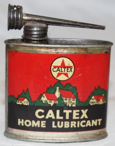 Texaco Caltex Home Lubricant Oiler Can (1 of 2)