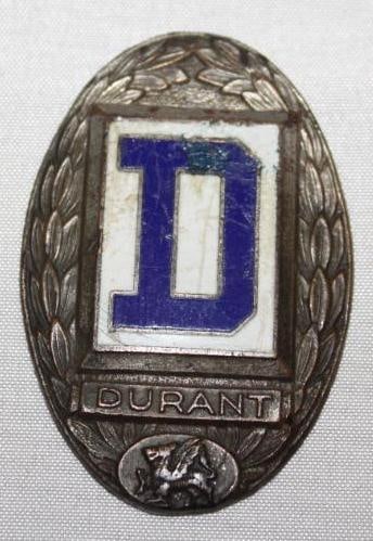 1928 Durant Radiator Emblem Badge (1 of 2)