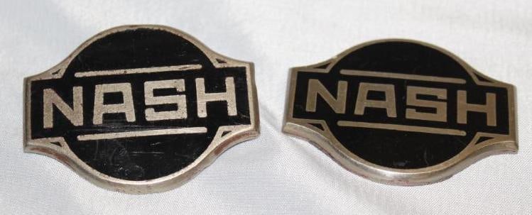 Group of 2 1924-1926 Nash Radiator Emblem Badge (1 of 2)