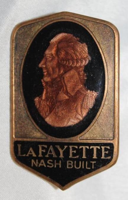 1935-1936 Nash LaFayette Radiator Emblem Badge (1 of 2)