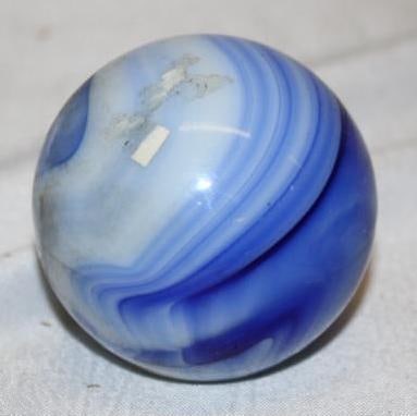 1920's - 1930's Accessory Blue Marble Automobile Gear Shift Knob (1 of 5)