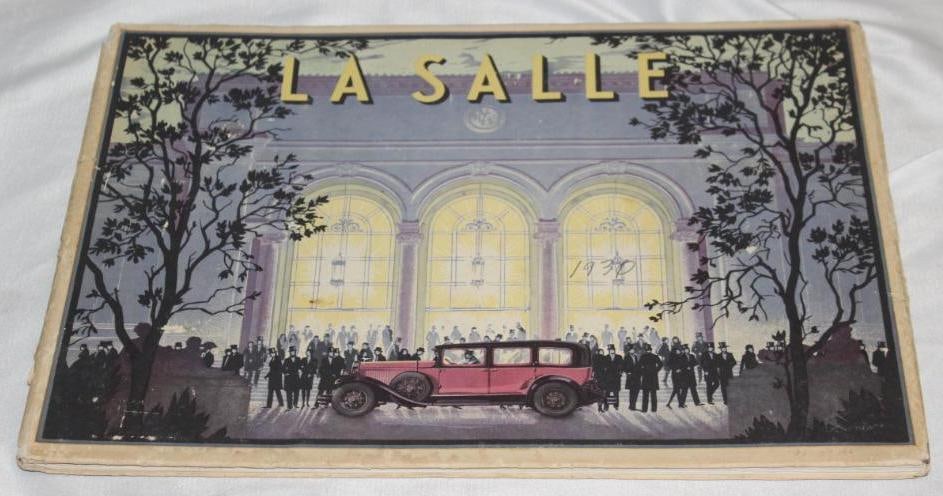 1927 Cadillac LaSalle Sales Showroom Book: Hardbound with Dust Jacket; 15" x 10"