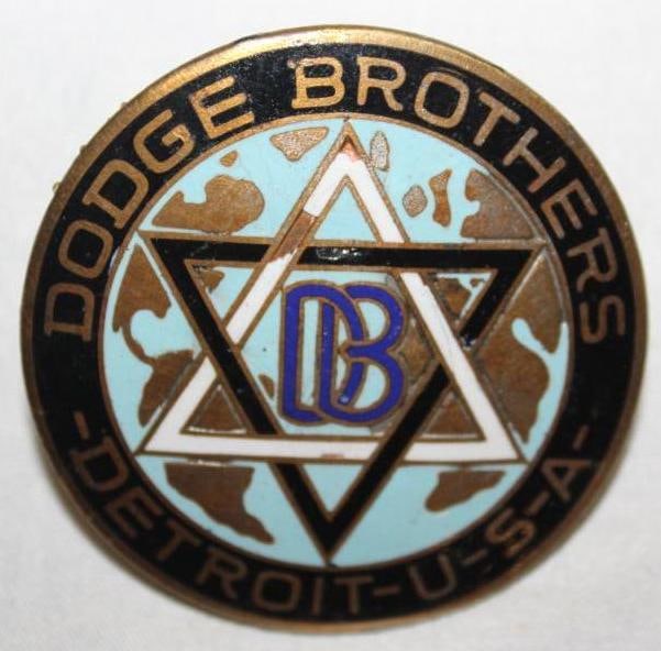 1917-1925 Dodge Brothers Radiator Emblem Badge (1 of 2)