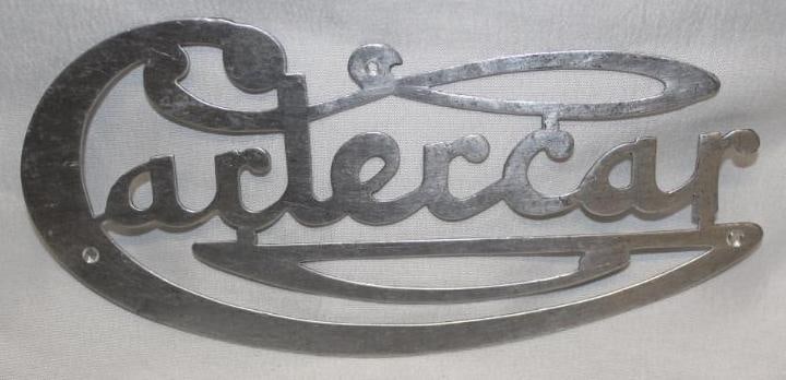 1914-1918 Cartercar Radiator Emblem Script (1 of 2)