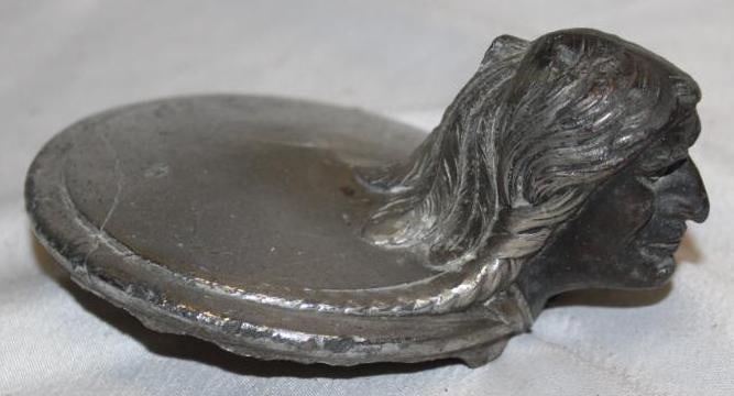1929 Pontiac Indianhead Radiator Mascot Hood Ornament (1 of 5)