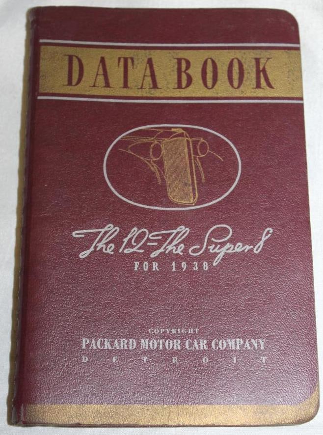 1938 Packard Salesman Data Book; Twelve & Super 8 (1 of 7)