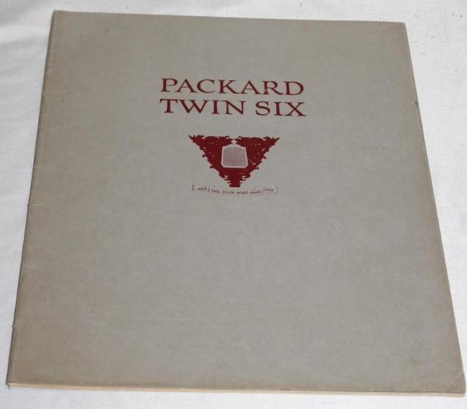 Large 1920 Packard Twin Six Sales Showroom Display Book (1 of 6)