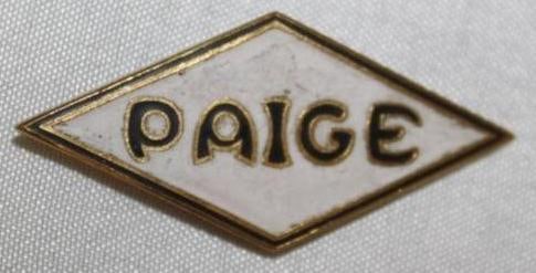 1926-1927 Paige Dash Emblem Badge: 0.75" x 1.5", Cloisonne