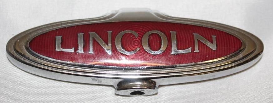 1931 Lincoln Model K Headlight Emblem Badge (1 of 2)