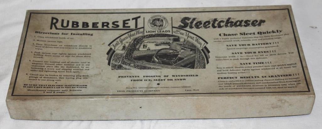 NOS Early Automobile Windshield Defroster; Sleet Chaser (1 of 5)