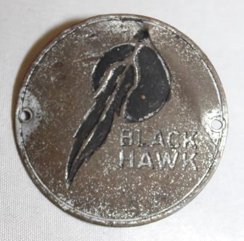 1929-1930 Stutz Blackhawk Hubcap Emblem Badge (1 of 2)
