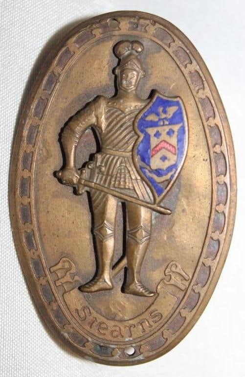 1923-1928 Stearns-Knight Radiator Emblem Badge (1 of 2)