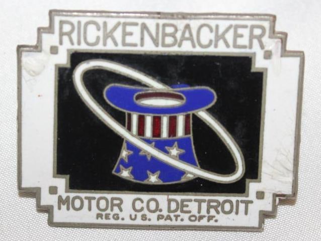 1923-1926 Rickenbacker Radiator Emblem Badge (1 of 2)
