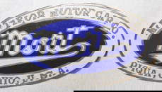 1917 Mort Meteor Radiator Emblem Badge