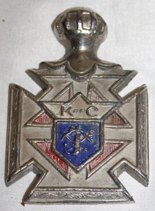1915 K of C Radiator Emblem Badge (1 of 2)