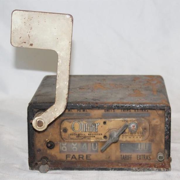 Ohmer Taxi Trolley Fare Box (1 of 5)