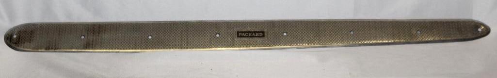 1930's Packard Motor Car Co Sill Plate Emblem: 35" x 2.5"