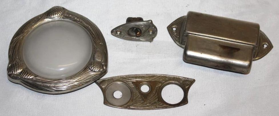 Group of 4 1928-1929 Hudson Essex Pinecone Interior Trim Pieces (1 of 2)