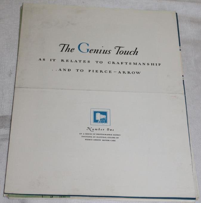 Group of 6 1929 Pierce Arrow Straight Eight Sales Brochure Books (1 of 5)